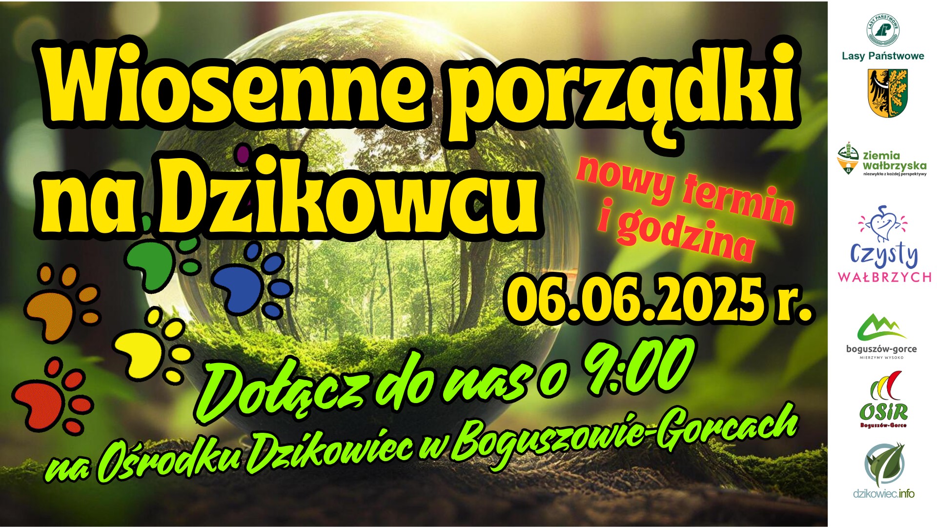 Wiosenne porządki na Dzikowcu - nowy termin - 6 czerwca 2025!
