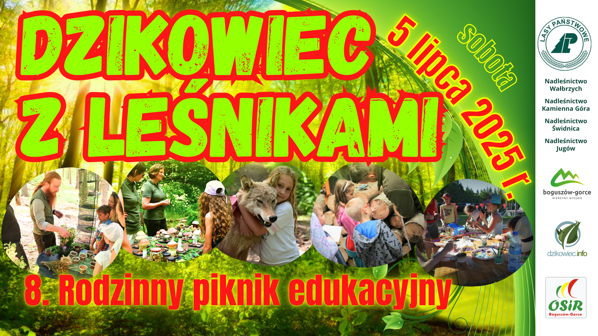 Piknik edukacyjny “Dzikowiec z Leśnikami”!